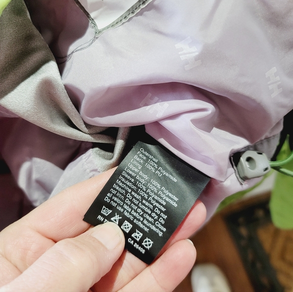 Helly Hansen Two-Tone Green Jacket, Size Medium - Picture 5 of 6